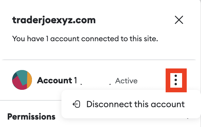 metamask safety disconnect account
