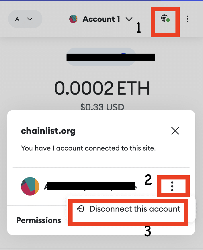 disconnect wallet