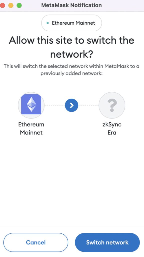 connect zksync airdrop