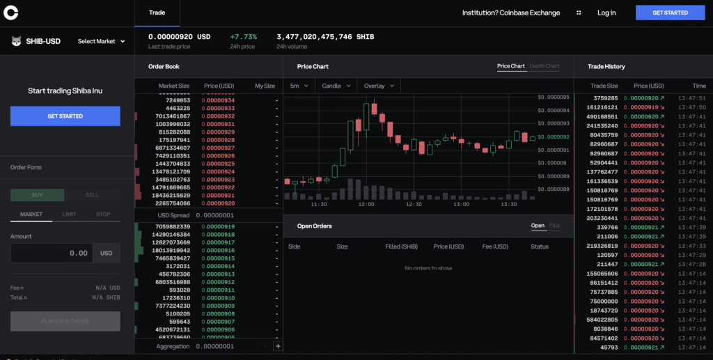 coinbase pro interface for traders