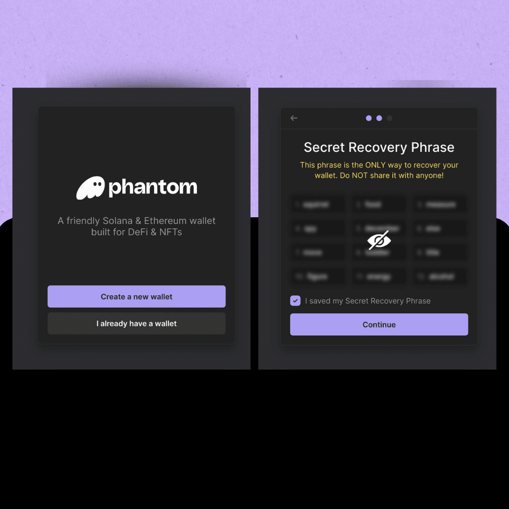 create phantom wallet