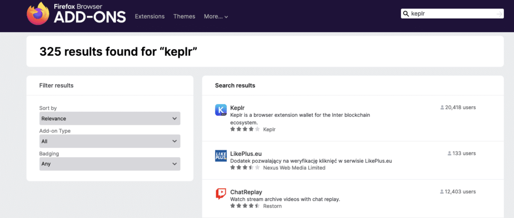 How To Add SEI Mainnet To Keplr browser appstore    